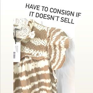 SEA • Tie- Dye Eyelet Top • Size Small • NWT • $140